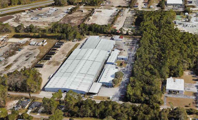 Jacksonville Florida warehouse for The Terminal Corporation
